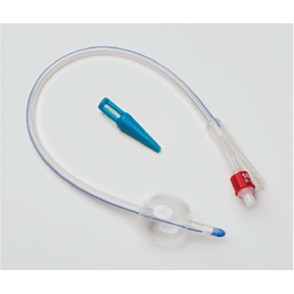 Cewnik Foley'a dwudrożny z plastikową zastawką, 100% silikon, kontrast RTG, sterylny