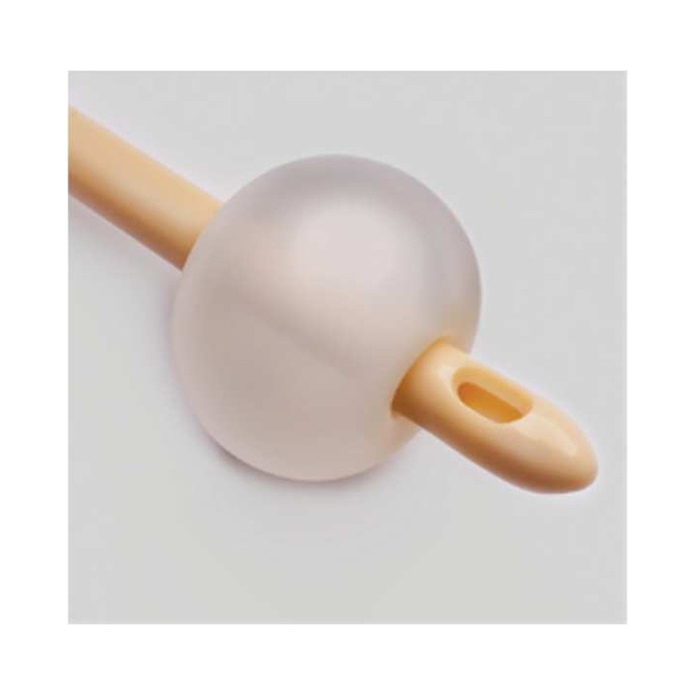 Cewnik Foley'a dwudrożny z gumową zastawką, lateks silikonowany, sterylny